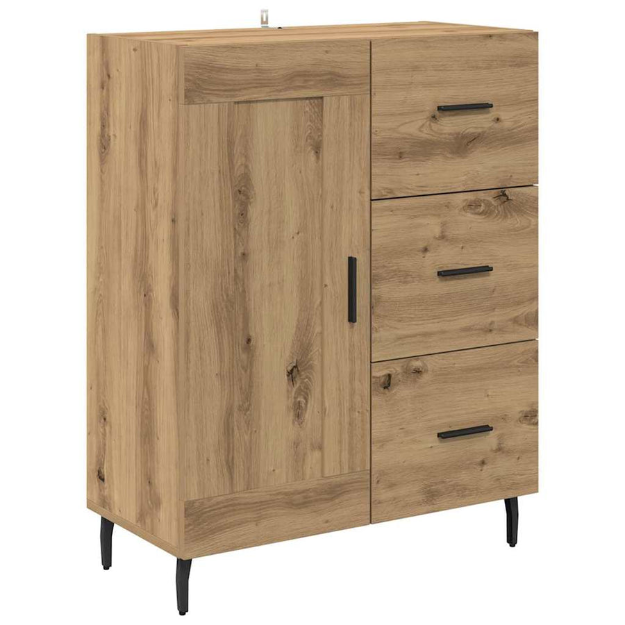 Hoge kast met lade Artisan Eiken 69,5 x 34 x 180 cm