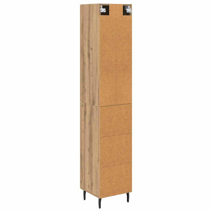 Highboard Artisan Eiken 34,5 x 34 x 180 cm Bewerkt hout