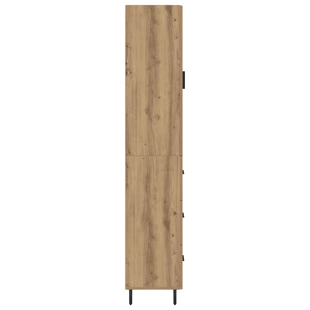 Highboard Artisan Eiken 34,5 x 34 x 180 cm Bewerkt hout