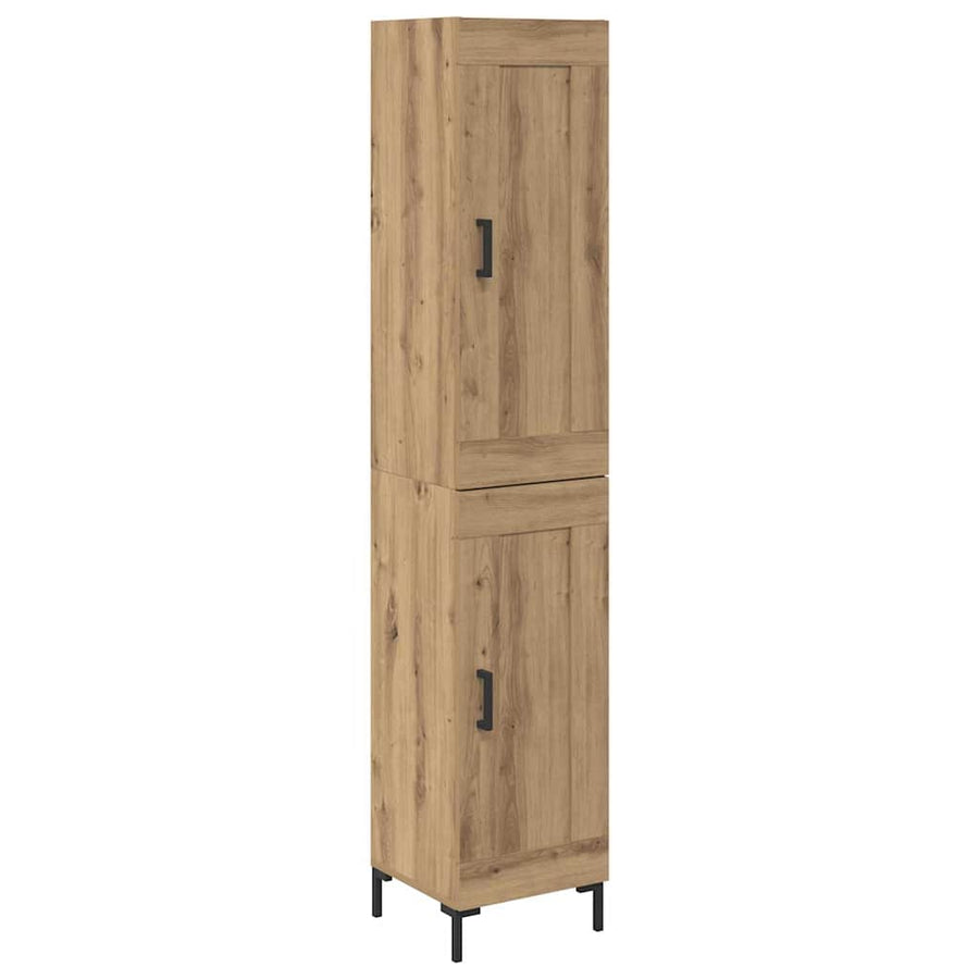 Highboard Artisan Eiken 34,5 x 34 x 180 cm Bewerkt hout