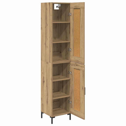Highboard Artisan Eiken 34,5 x 34 x 180 cm Bewerkt hout