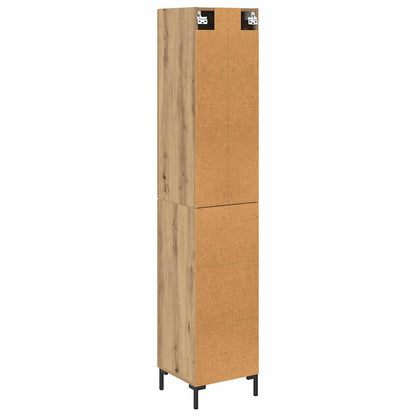 Highboard Artisan Eiken 34,5 x 34 x 180 cm Bewerkt hout