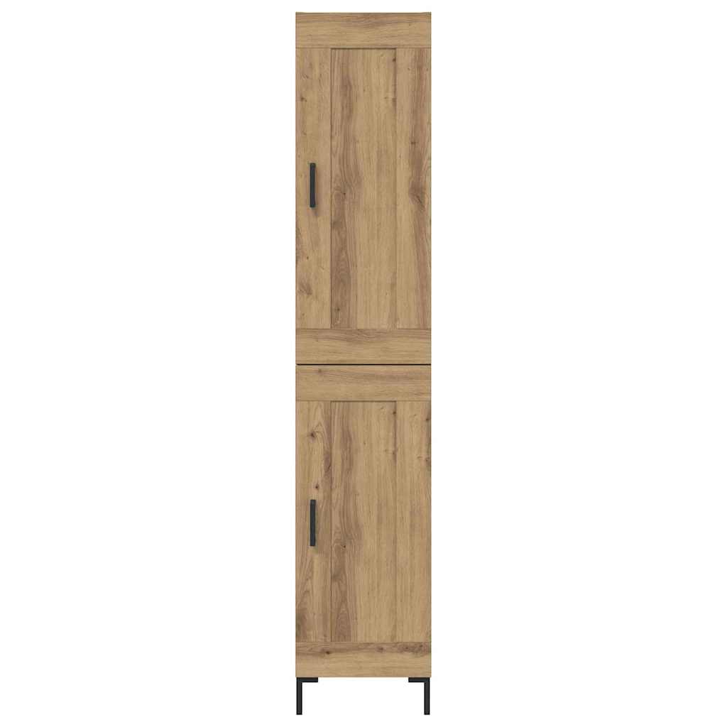Highboard Artisan Eiken 34,5 x 34 x 180 cm Bewerkt hout