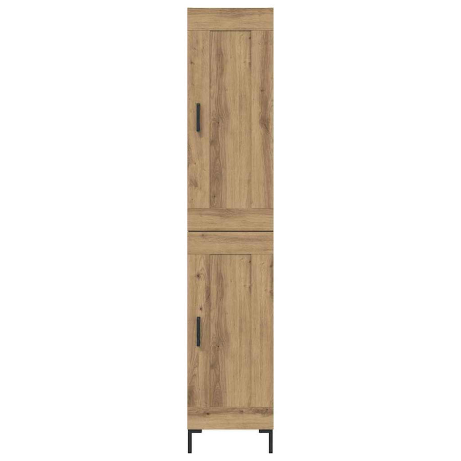 Highboard Artisan Eiken 34,5 x 34 x 180 cm Bewerkt hout