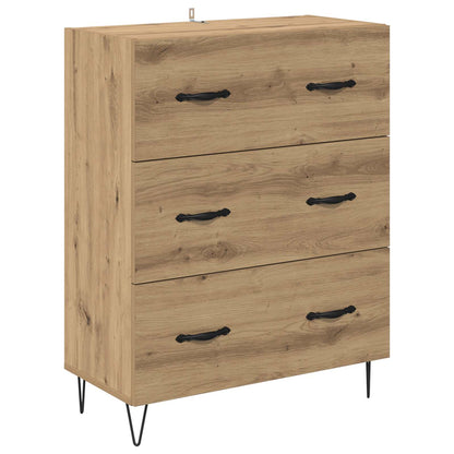 Hoge kast Artisan Eiken 69,5 x 32,5 x 180 cm Bewerkt hout