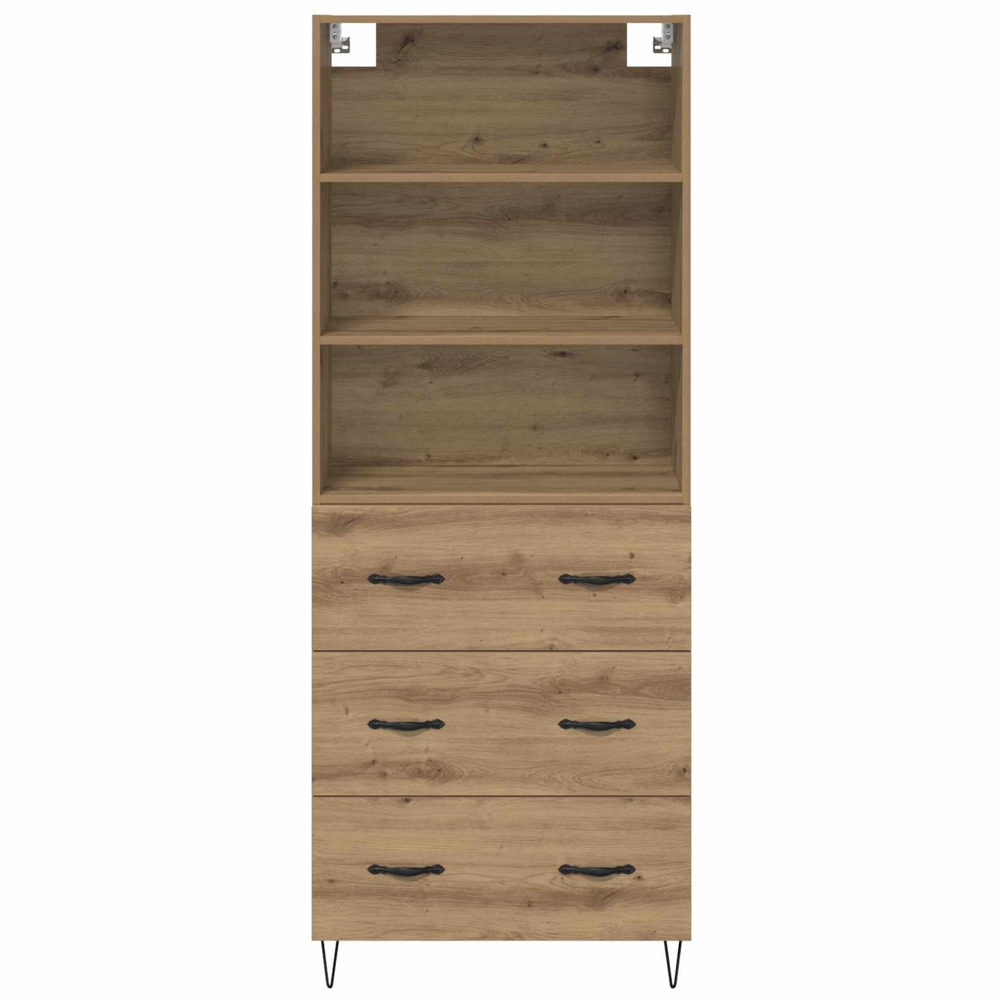 Hoge kast Artisan Eiken 69,5 x 32,5 x 180 cm Bewerkt hout