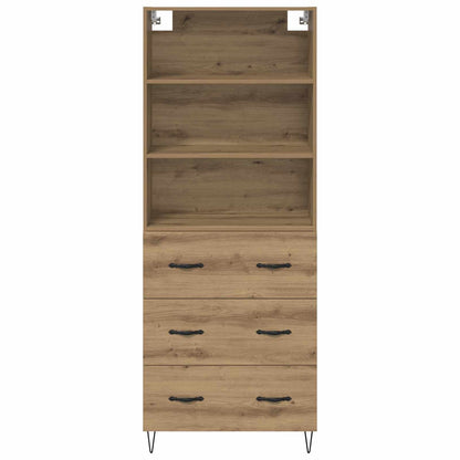 Hoge kast Artisan Eiken 69,5 x 32,5 x 180 cm Bewerkt hout
