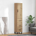Highboard Artisan Eiken 34,5 x 34 x 180 cm Bewerkt hout
