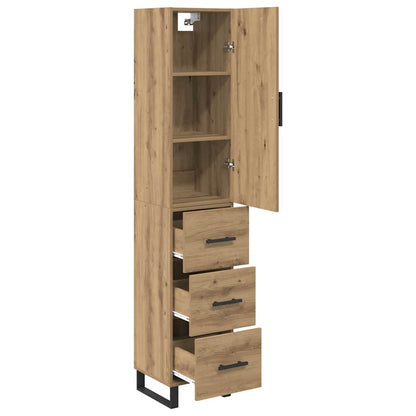 Highboard Artisan Eiken 34,5 x 34 x 180 cm Bewerkt hout