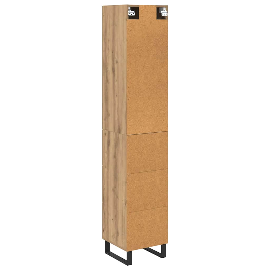 Highboard Artisan Eiken 34,5 x 34 x 180 cm Bewerkt hout