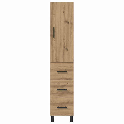 Highboard Artisan Eiken 34,5 x 34 x 180 cm Bewerkt hout