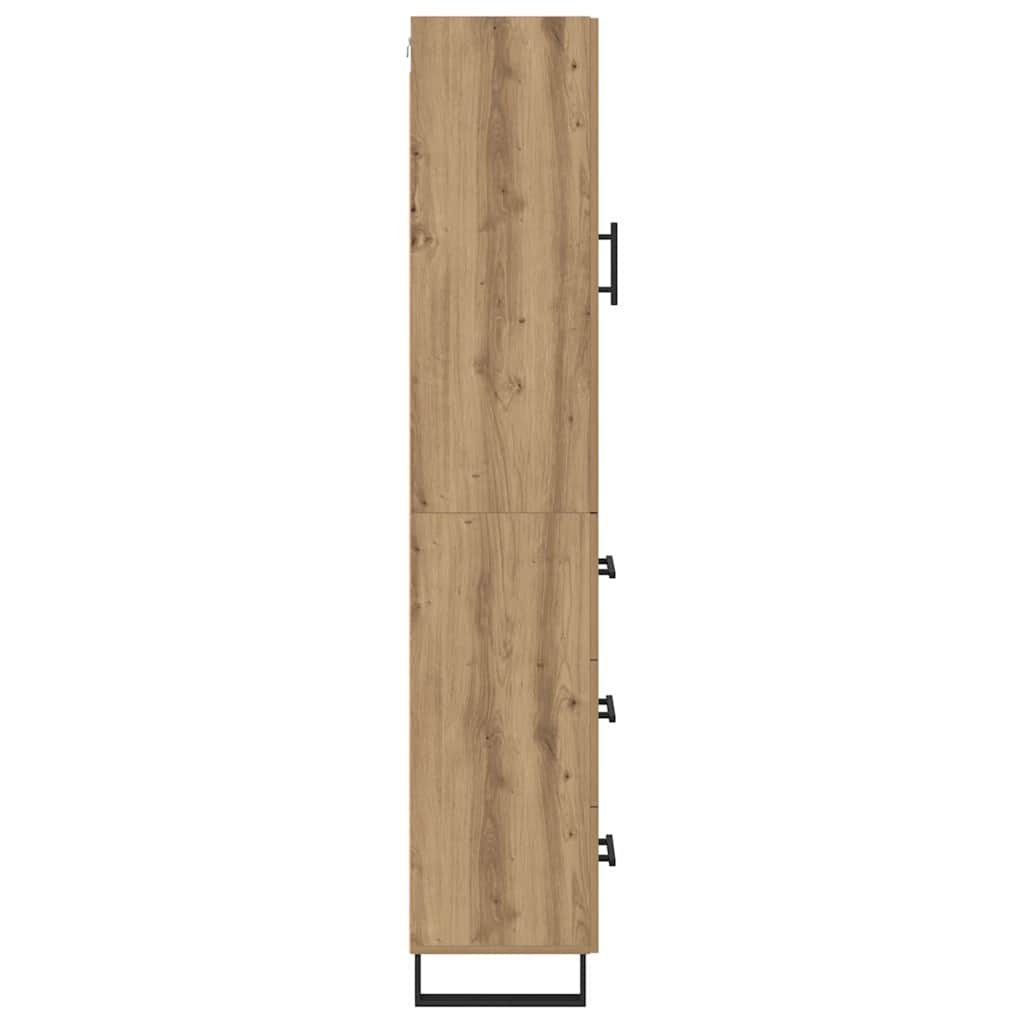 Highboard Artisan Eiken 34,5 x 34 x 180 cm Bewerkt hout