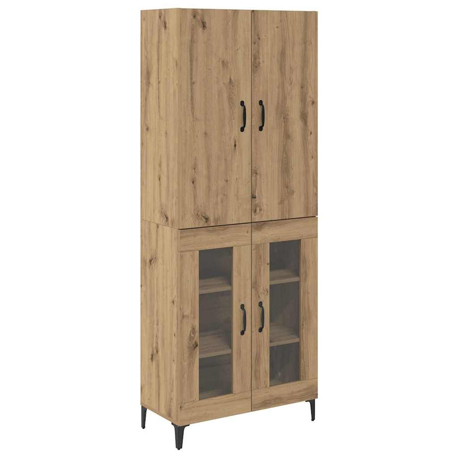 Highboard Artisan Eiken 69,5 x 34 x 180 cm Bewerkt hout