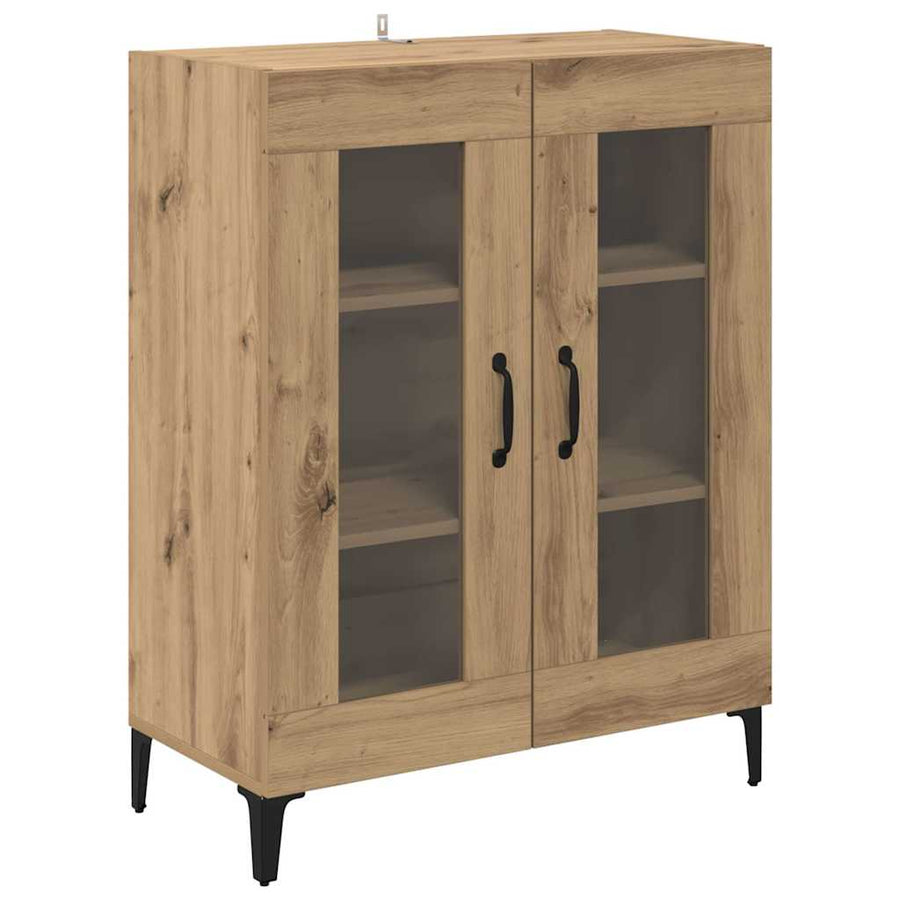 Highboard Artisan Eiken 69,5 x 34 x 180 cm Bewerkt hout