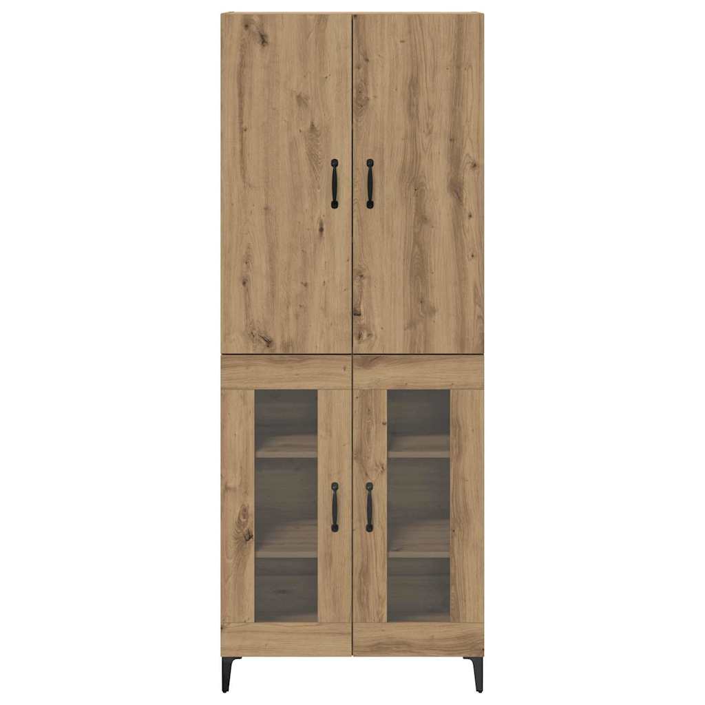 Highboard Artisan Eiken 69,5 x 34 x 180 cm Bewerkt hout
