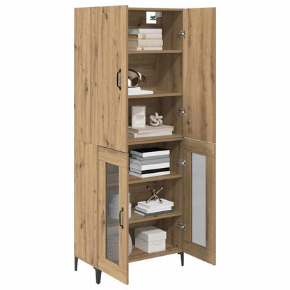 Highboard Artisan Eiken 69,5 x 34 x 180 cm Bewerkt hout