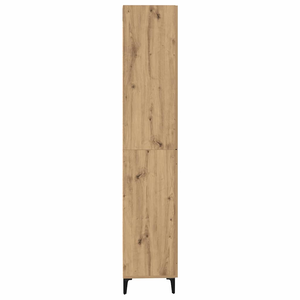 Highboard Artisan Eiken 69,5 x 34 x 180 cm Bewerkt hout