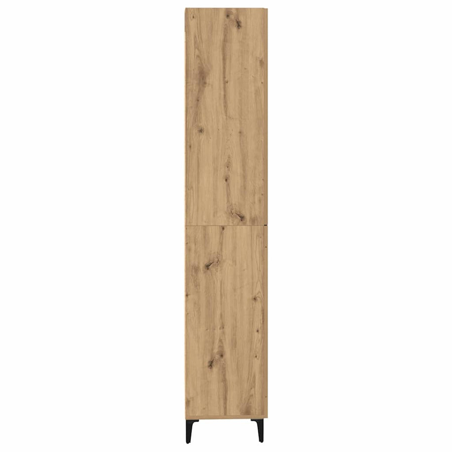 Highboard Artisan Eiken 69,5 x 34 x 180 cm Bewerkt hout
