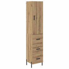 Highboard Artisan Eiken 34,5 x 34 x 180 cm Bewerkt hout