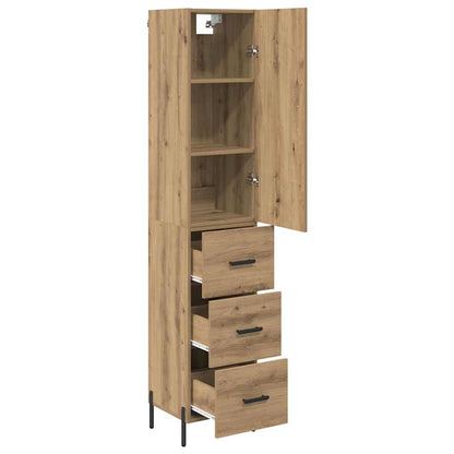 Highboard Artisan Eiken 34,5 x 34 x 180 cm Bewerkt hout