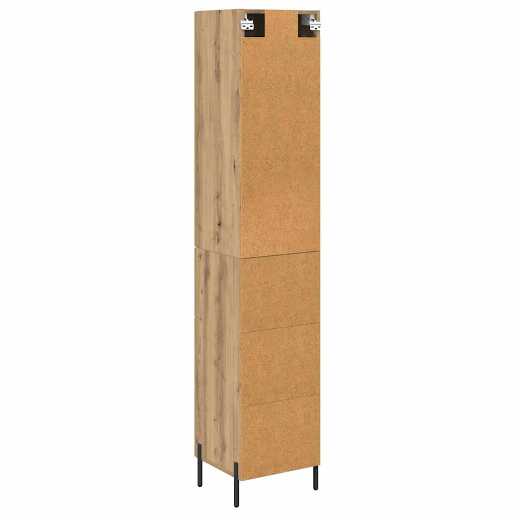 Highboard Artisan Eiken 34,5 x 34 x 180 cm Bewerkt hout