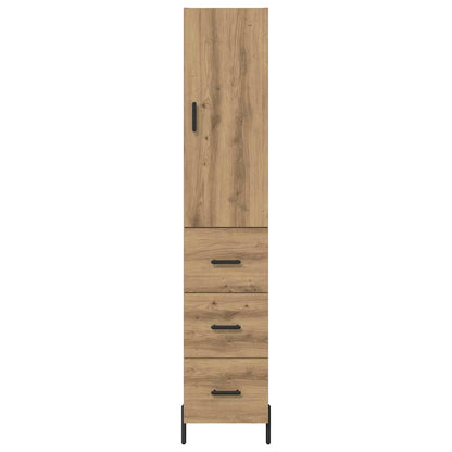 Highboard Artisan Eiken 34,5 x 34 x 180 cm Bewerkt hout