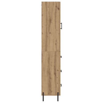 Highboard Artisan Eiken 34,5 x 34 x 180 cm Bewerkt hout