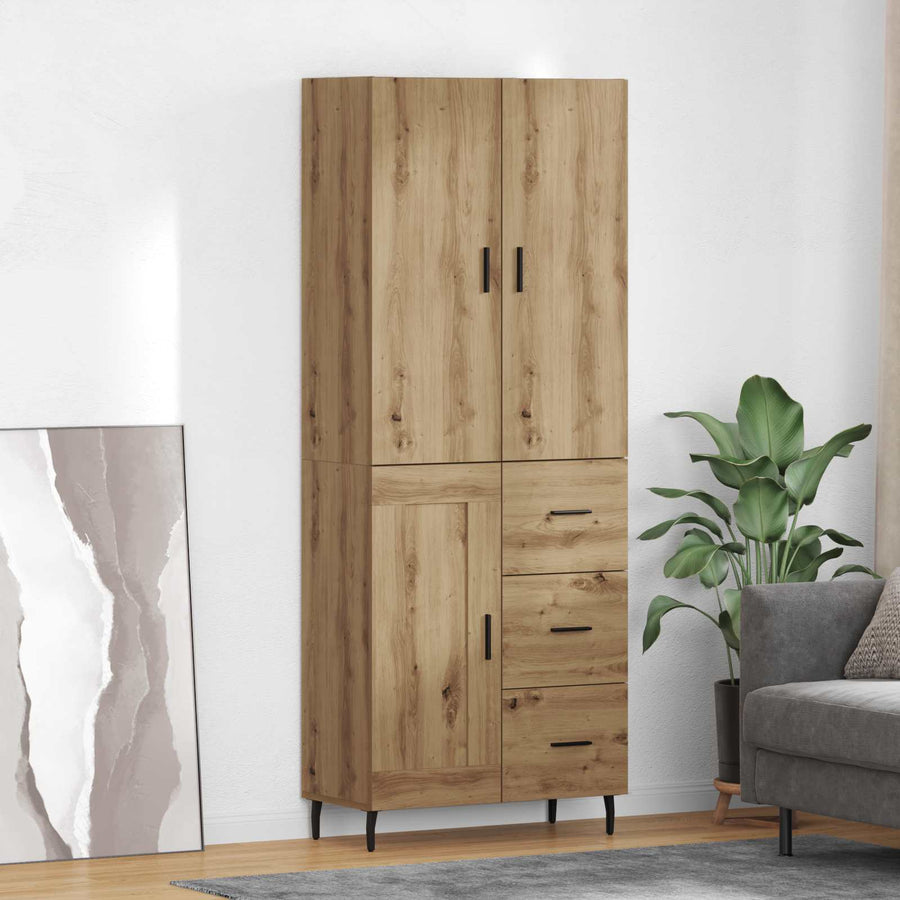 Hoge kast met lade Artisan Eiken 69,5 x 34 x 180 cm