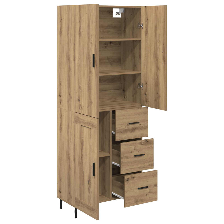 Hoge kast met lade Artisan Eiken 69,5 x 34 x 180 cm