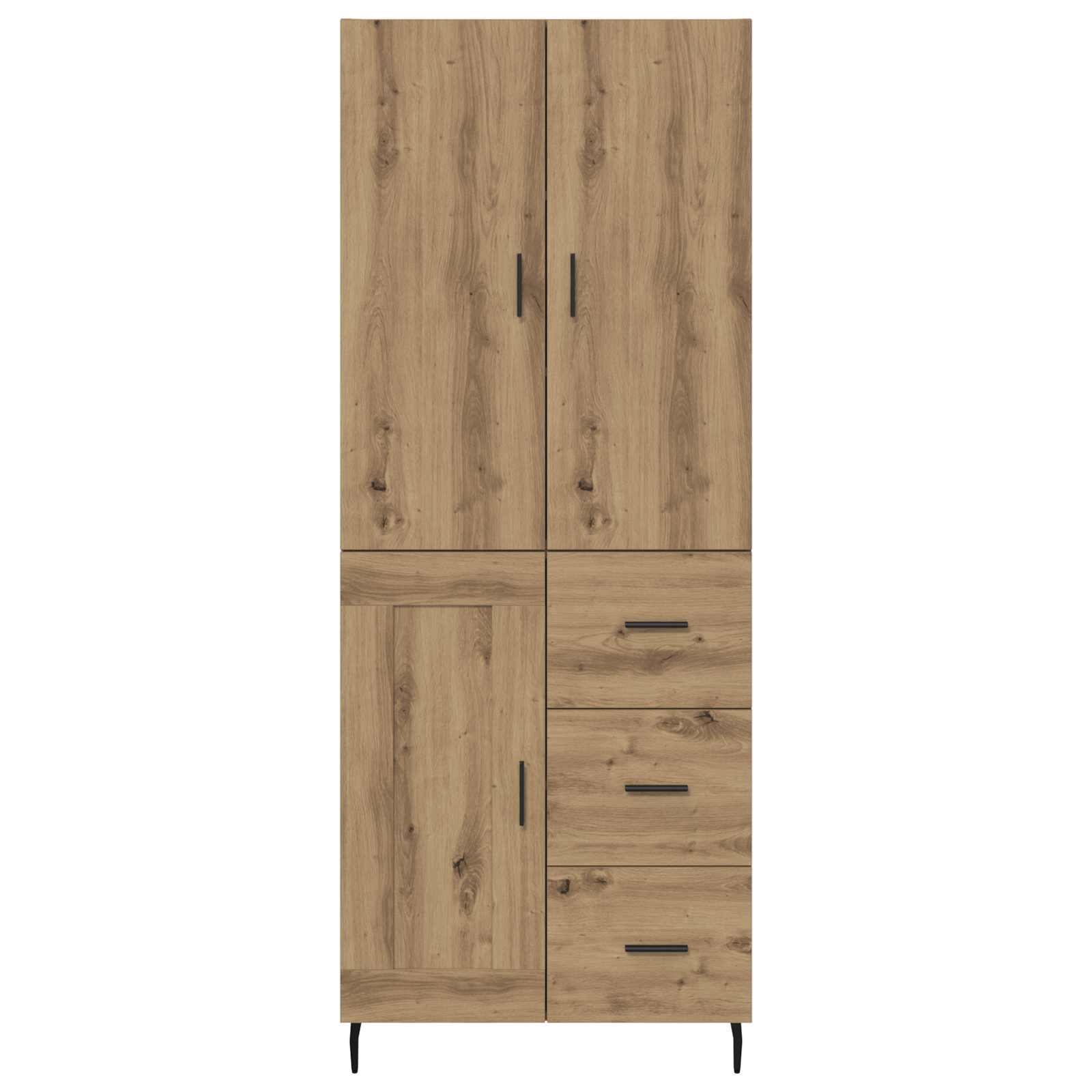 Hoge kast met lade Artisan Eiken 69,5 x 34 x 180 cm