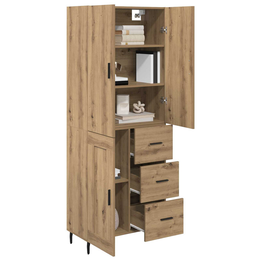 Hoge kast met lade Artisan Eiken 69,5 x 34 x 180 cm