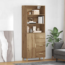 Hoge kast Artisan Eiken 69,5 x 32,5 x 180 cm Bewerkt hout