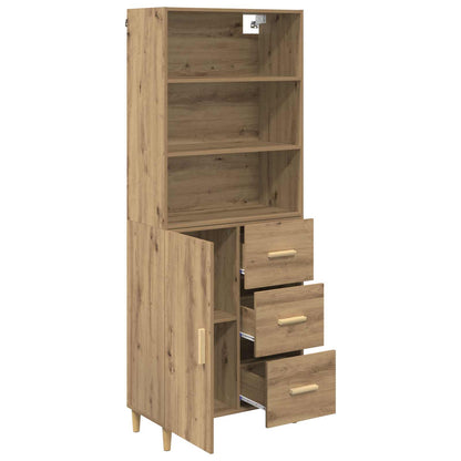 Hoge kast Artisan Eiken 69,5 x 32,5 x 180 cm Bewerkt hout