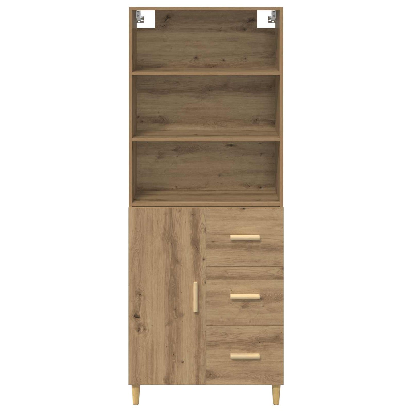 Hoge kast Artisan Eiken 69,5 x 32,5 x 180 cm Bewerkt hout