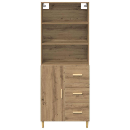 Hoge kast Artisan Eiken 69,5 x 32,5 x 180 cm Bewerkt hout