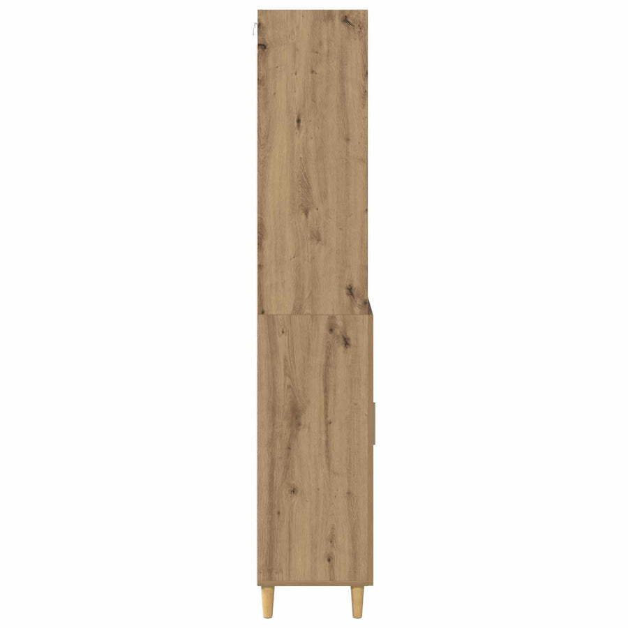 Hoge kast Artisan Eiken 69,5 x 32,5 x 180 cm Bewerkt hout