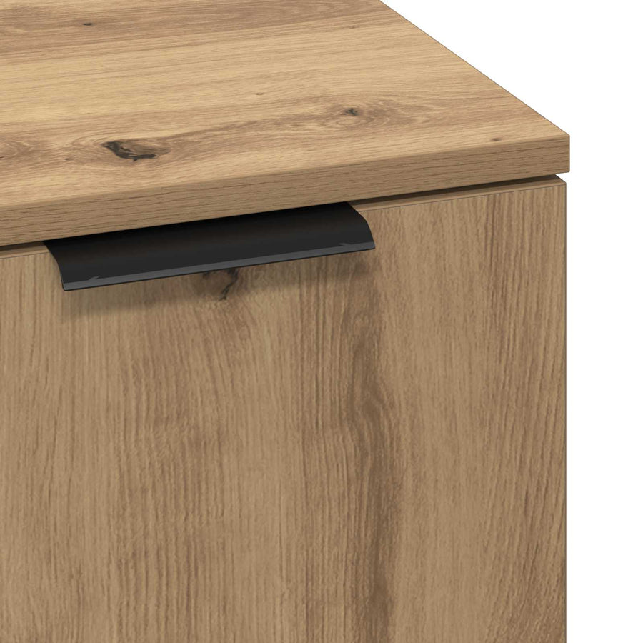 Dressoir met lade 3 pcs Artisan Eiken Bewerkt hout
