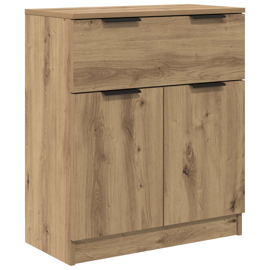 Dressoir met lade 3 pcs Artisan Eiken Bewerkt hout