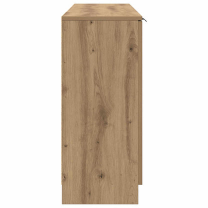 Dressoir met lade 3 pcs Artisan Eiken Bewerkt hout
