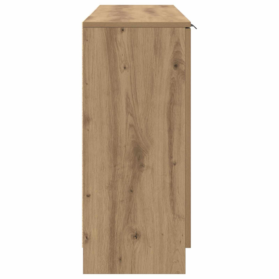 Dressoir met lade 3 pcs Artisan Eiken Bewerkt hout