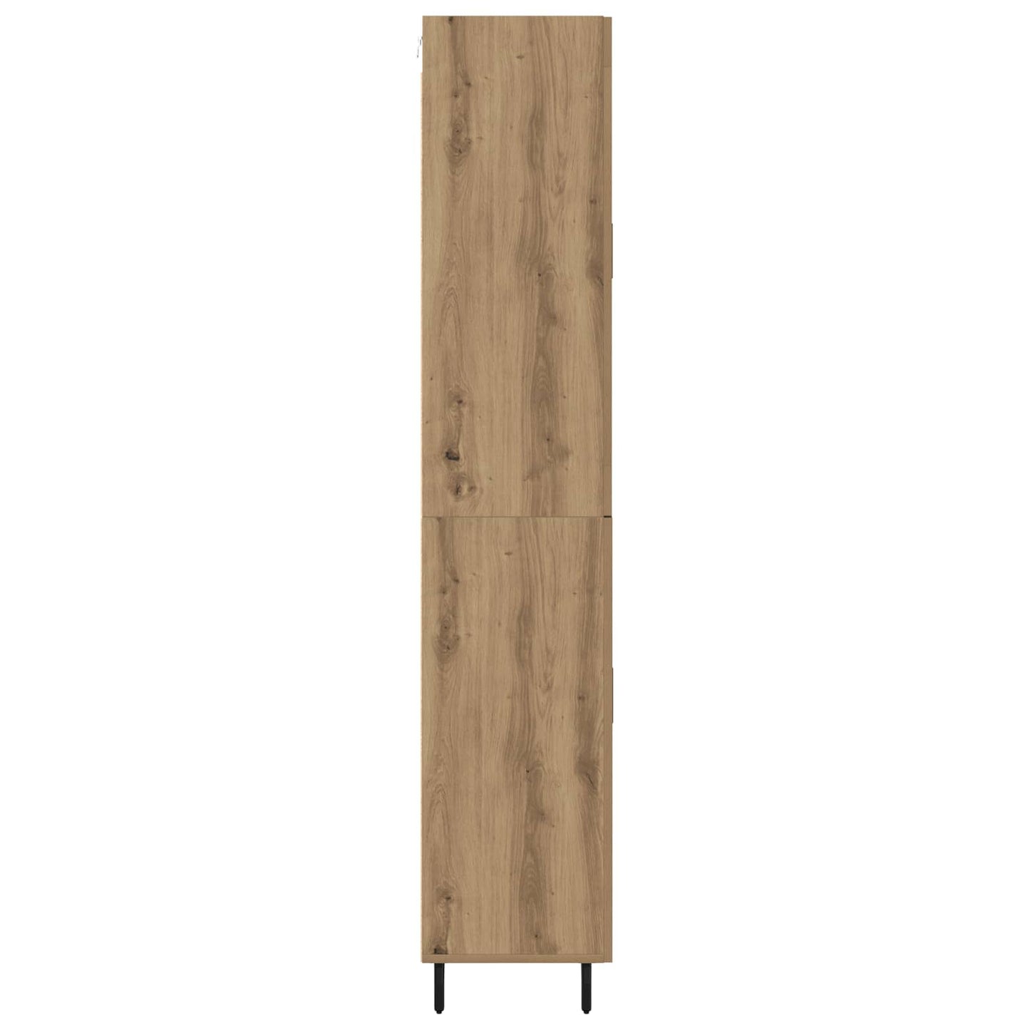 Hoge kast met lade 2 pcs Artisan Eiken Bewerkt hout
