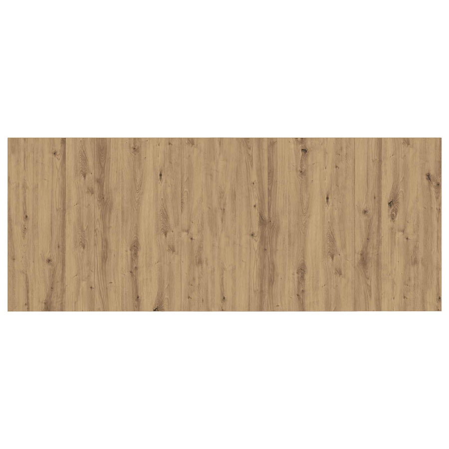 Hoofdbord Met Kast met lade 3 pcs Artisan Eiken Bewerkt hout