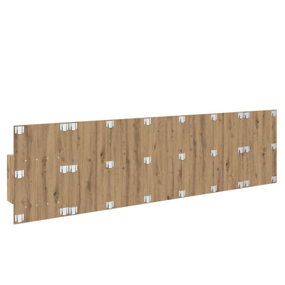 Hoofdbord Met Kast met lade 3 pcs Artisan Eiken Bewerkt hout