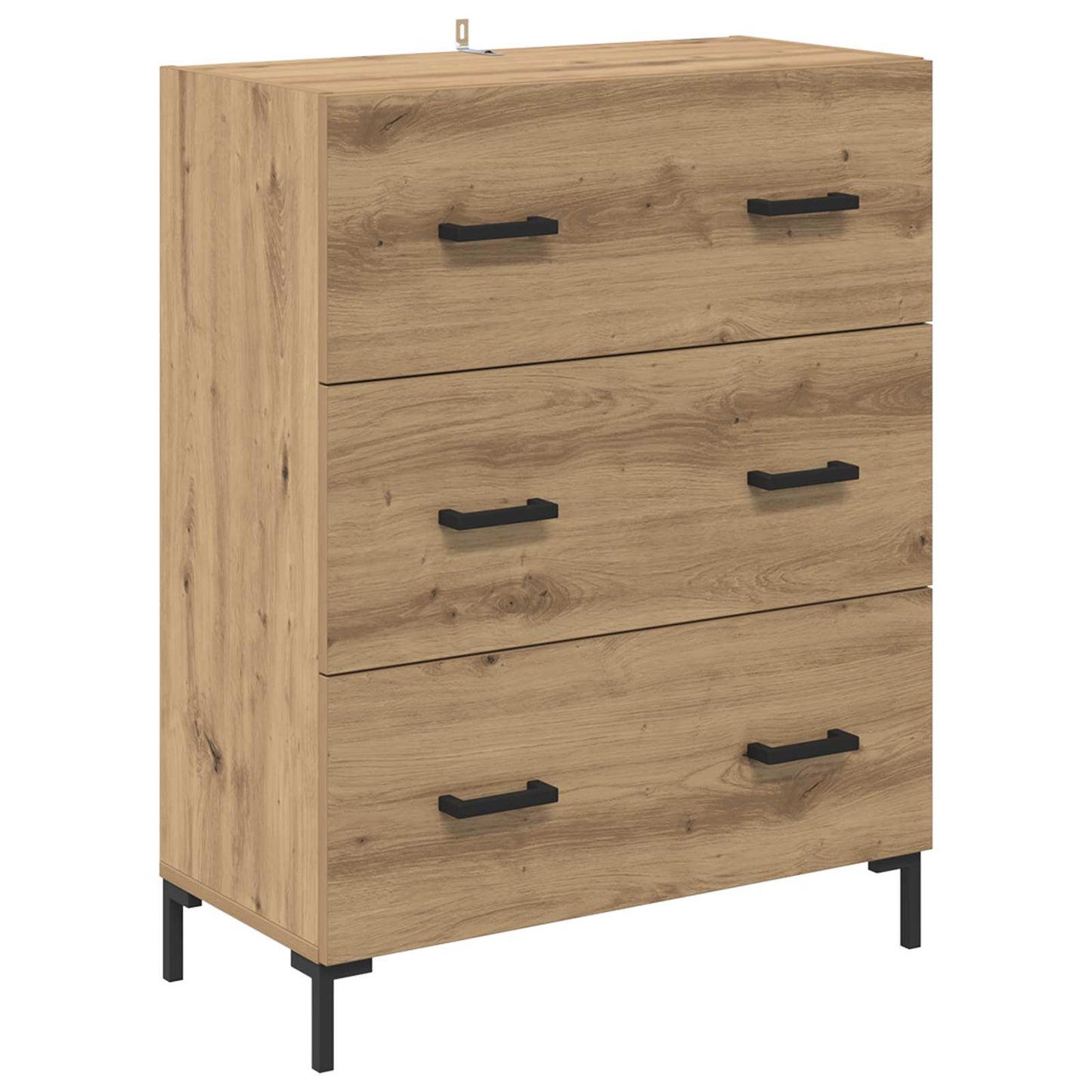 Highboard Artisan Eiken 69,5 x 34 x 180 cm Bewerkt hout
