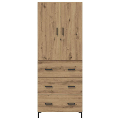 Highboard Artisan Eiken 69,5 x 34 x 180 cm Bewerkt hout
