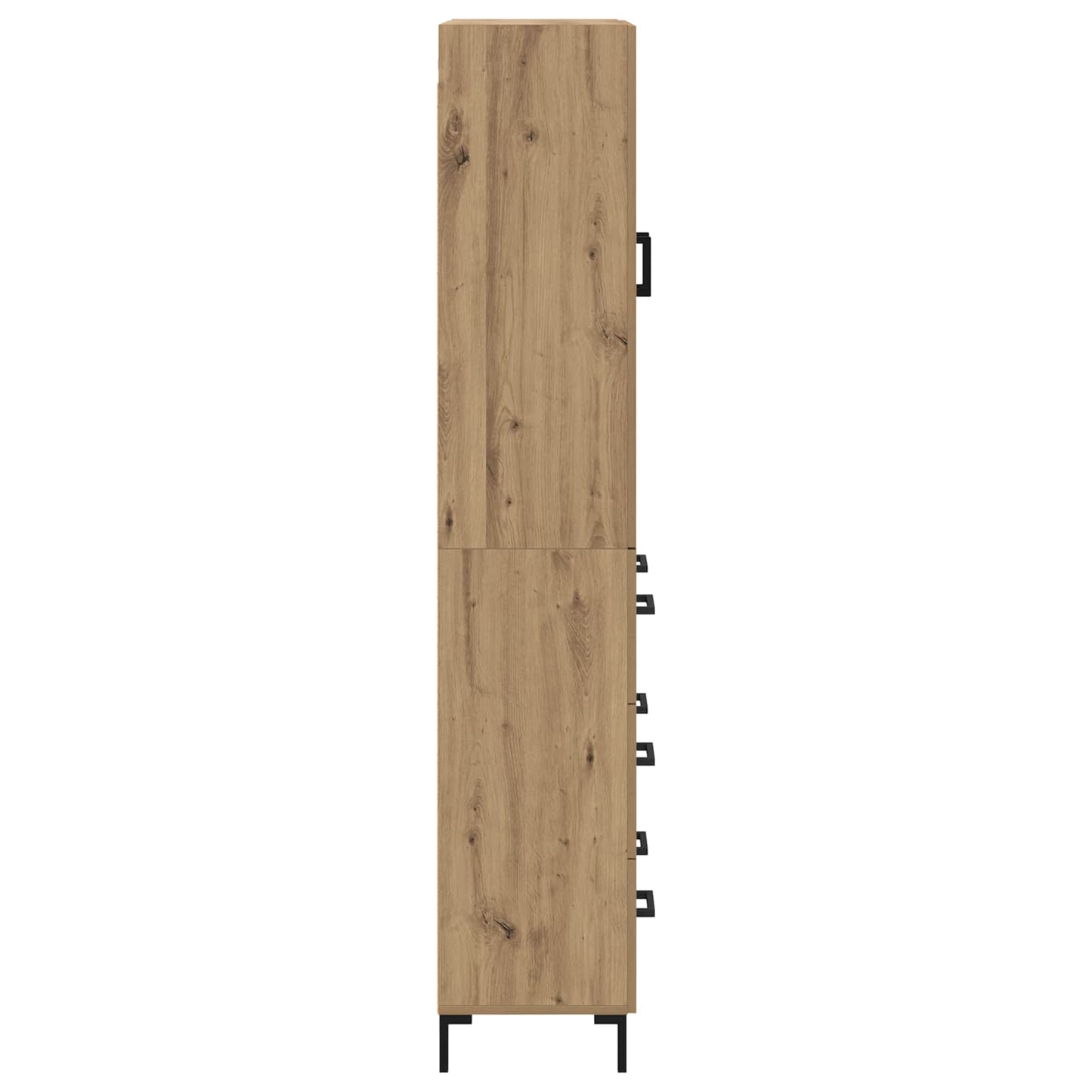 Highboard Artisan Eiken 69,5 x 34 x 180 cm Bewerkt hout