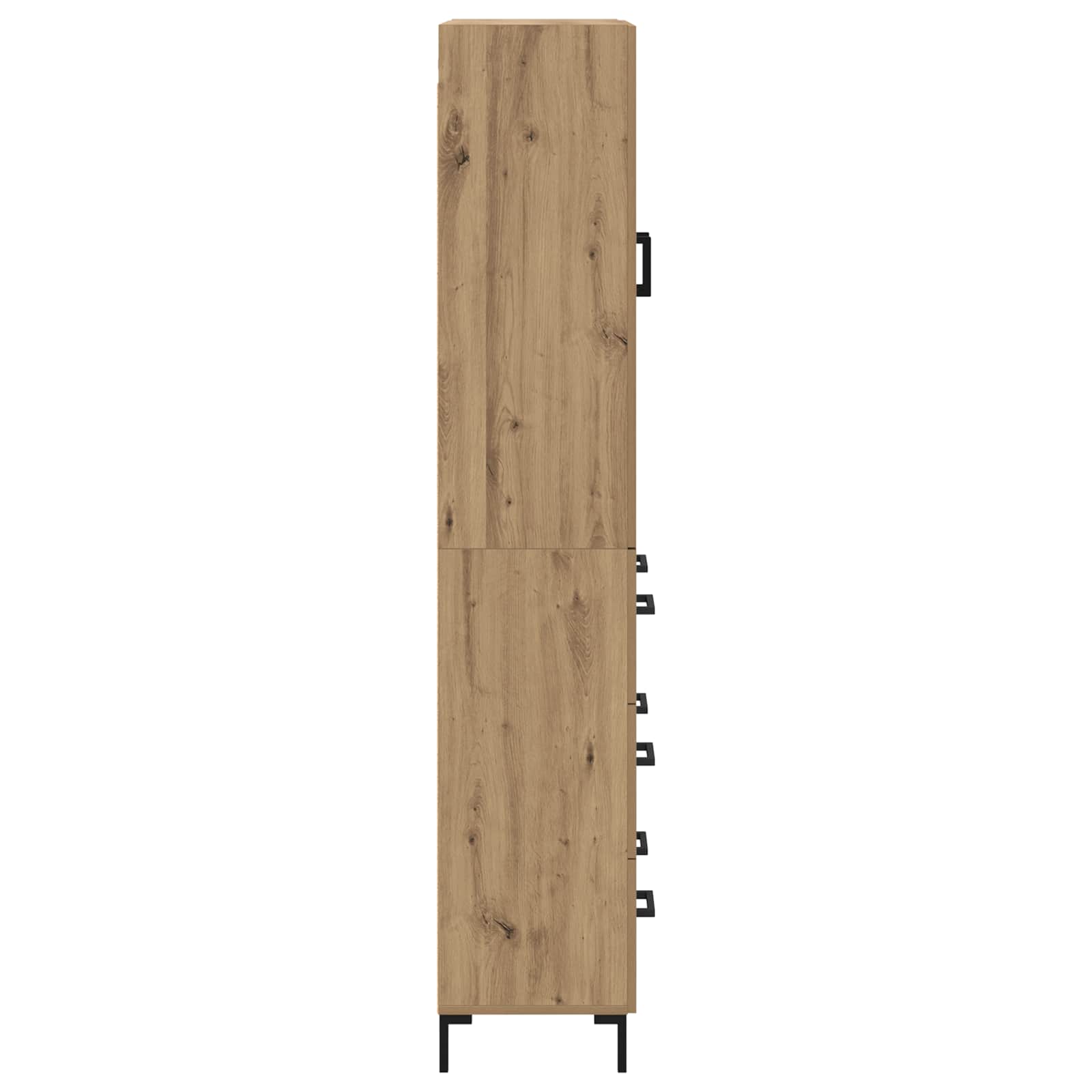 Highboard Artisan Eiken 69,5 x 34 x 180 cm Bewerkt hout
