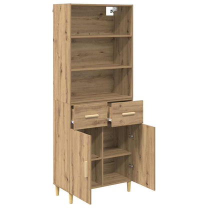 Hoge kast Artisan Eiken 69,5 x 32,5 x 180 cm Bewerkt hout
