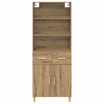 Hoge kast Artisan Eiken 69,5 x 32,5 x 180 cm Bewerkt hout