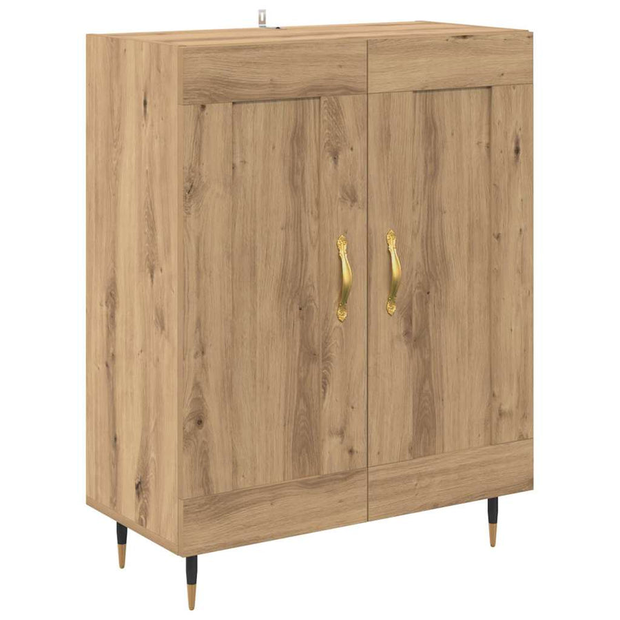 Hoge kast 2 st Artisan Eiken 69,5 x 34 x 180 cm Bewerkt hout
